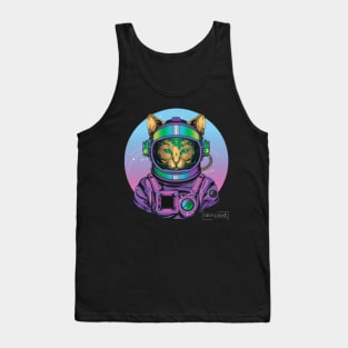 cat in the space Tank Top